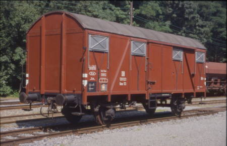 Geschlossener Güterwagen “250 123“ Gms-53