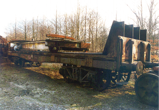 Wagen 536, vormals Stahlwerk Osnabrück (4-achsiger Flachwagen)