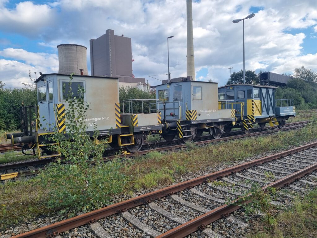 Schlusswagen Nr. 1,2,3 der RAG Ibbenbüren